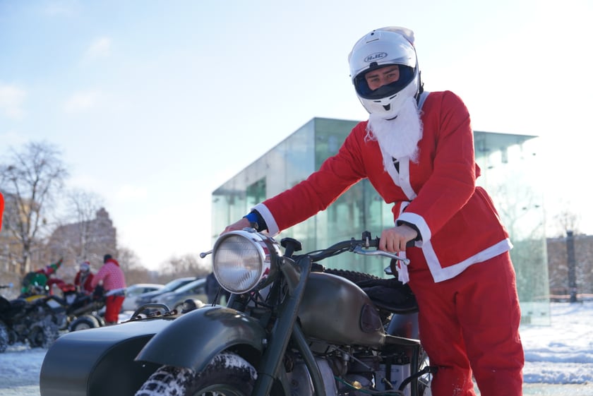 Moto Mikołaje we Wrocławiu