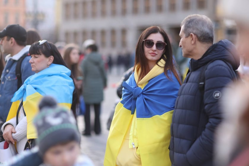 Uroczystości związane z drugą rocznicą wybuchu wojny w Ukrainie (24 lutego 2024)