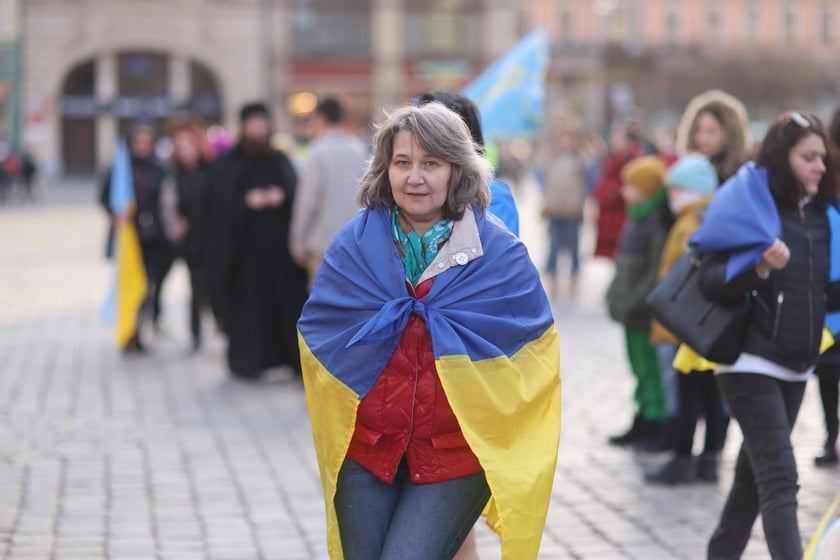 Uroczystości związane z drugą rocznicą wybuchu wojny w Ukrainie (24 lutego 2024)