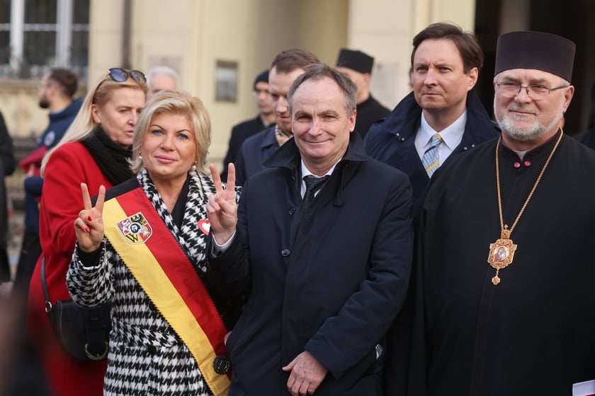 Uroczystości związane z drugą rocznicą wybuchu wojny w Ukrainie (24 lutego 2024)