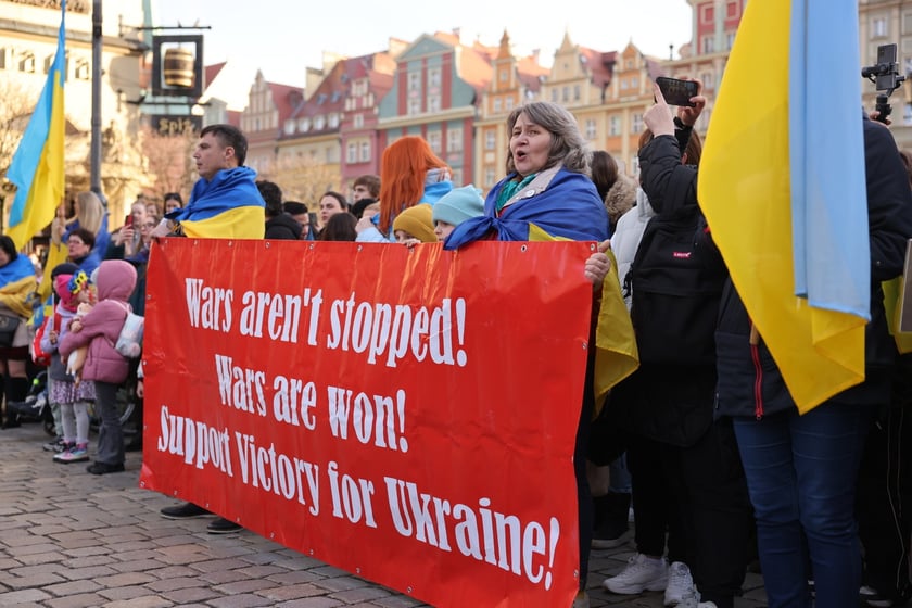 Uroczystości związane z drugą rocznicą wybuchu wojny w Ukrainie (24 lutego 2024)