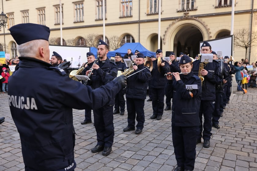 Uroczystości związane z drugą rocznicą wybuchu wojny w Ukrainie (24 lutego 2024)