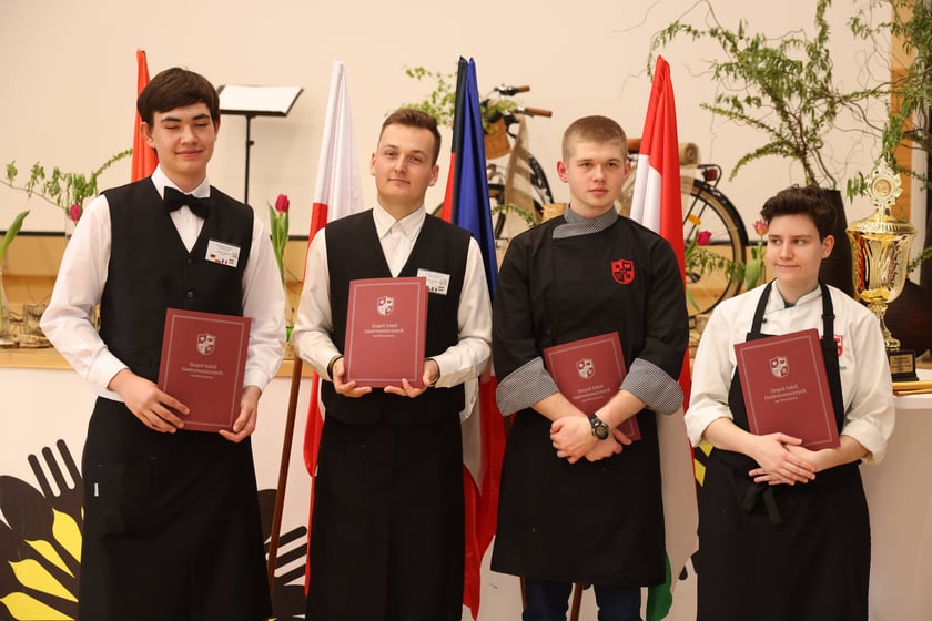 XXIV edycja Międzynarodowego Konkursu Czterech Miast: Stadthagen, Wrocławia, Tapolca, Carcassonne w zawodzie kucharz – kelner