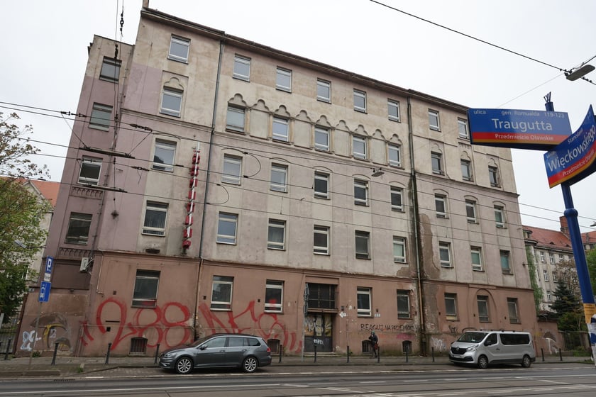 Budynki poszpitalne przy Traugutta w 2024 roku