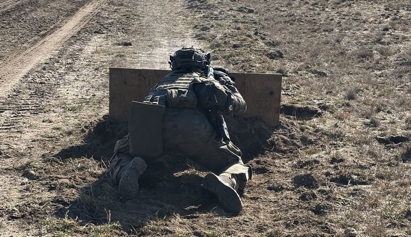 Szkolenie ogniowe żołnierzy 1. Kompanii Ochrony Komendy Obsługi Lotniska Wrocław