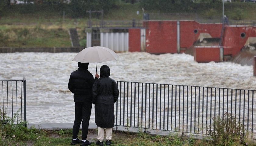 Na zdjęciach sceny z września 2024 po ogłoszeniu alarmu przeciwpowodziowego&nbsp;