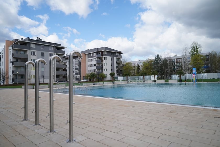 Aquapark Zakrzów w czasie otwarcia