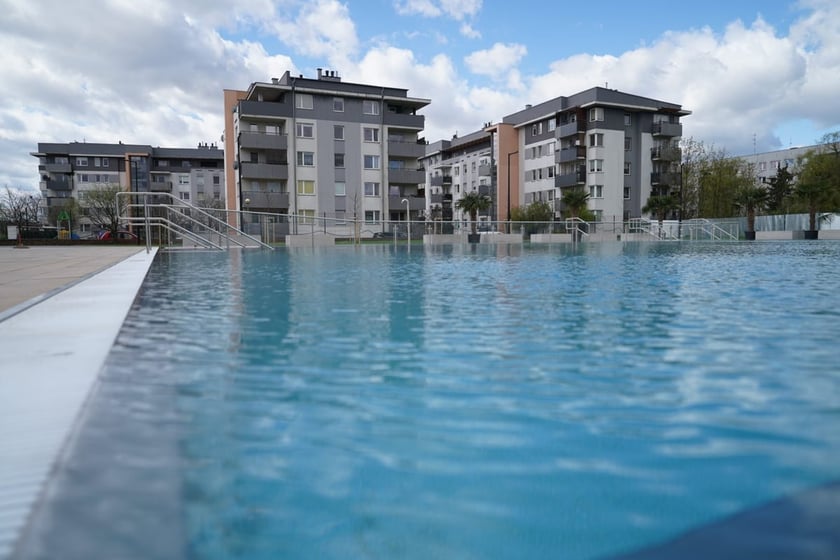 Aquapark Zakrzów w czasie otwarcia