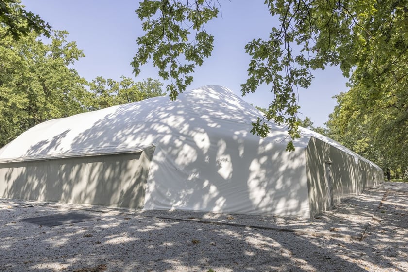 Hala tenisowa na Pułtuskiej w dniu otwarcia oficjalnego