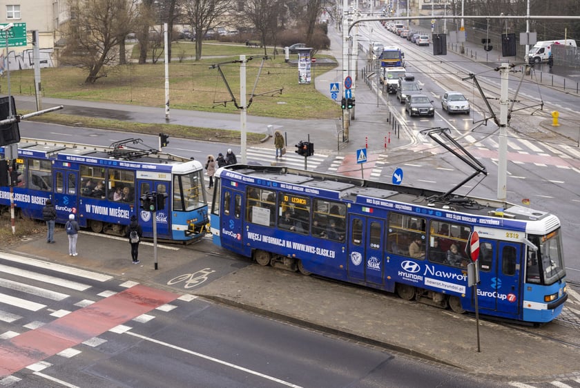 Przejście dla pieszych na placu Powstańców Warszawy