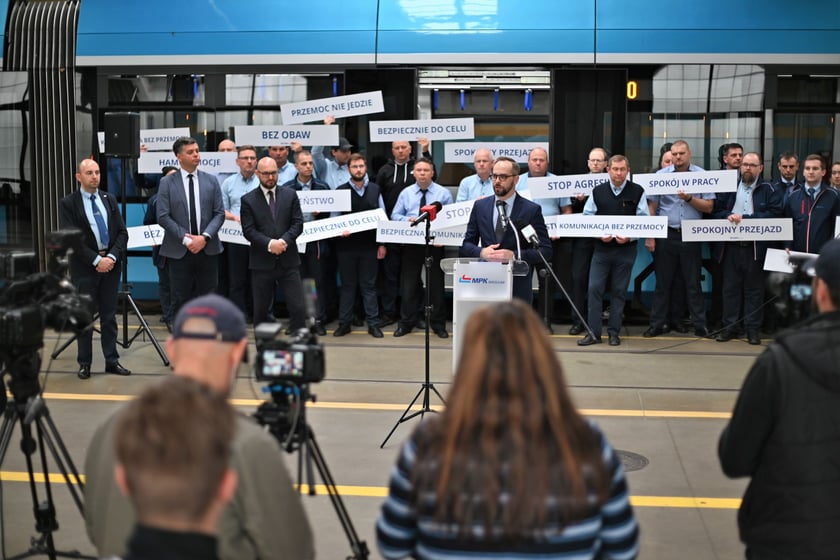 Prezes MZK w Bielsku-Białej Hubert Maślanka.