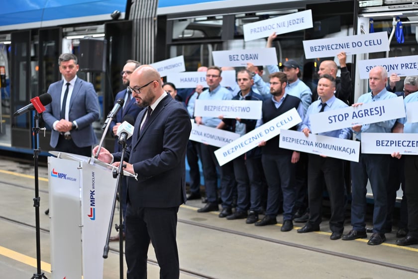 Prezes MPK Witold Woźny.