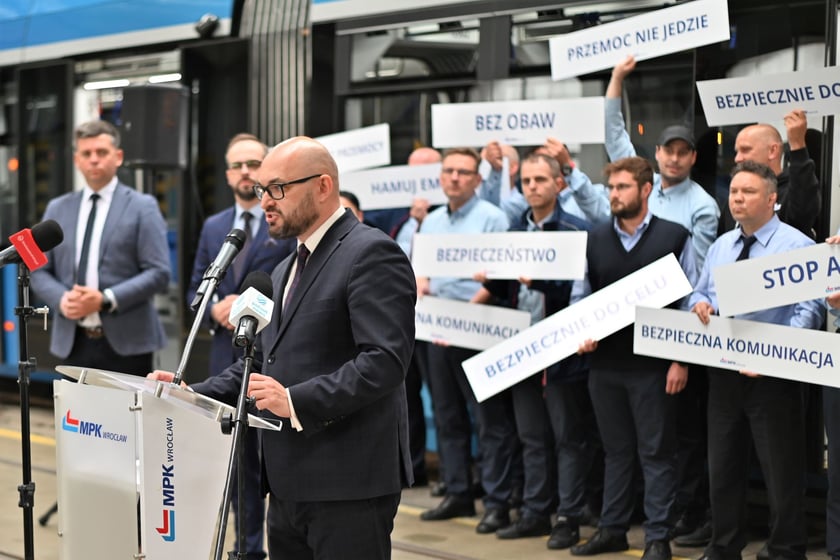 Prezes MPK Witold Woźny.