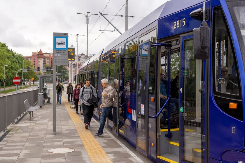Przystanki na nowej trasie tramwajowej przez Szczepin i Popowice.