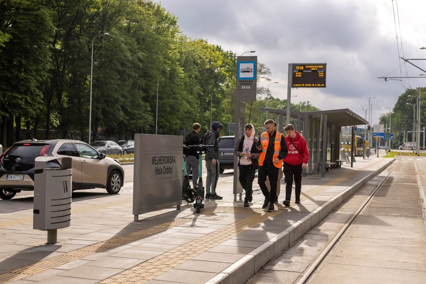 Przystanki na nowej trasie tramwajowej przez Szczepin i Popowice.
