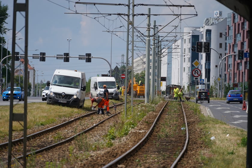 Remont torowiska na ul. Legnickiej. Prace ruszyły 18 czerwca