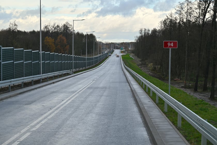 Obwodnica Leśnicy na dzień przed otwarciem.