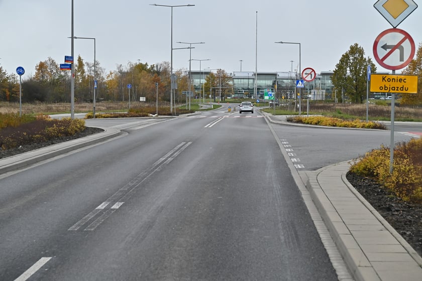 Obwodnica Leśnicy na dzień przed otwarciem.