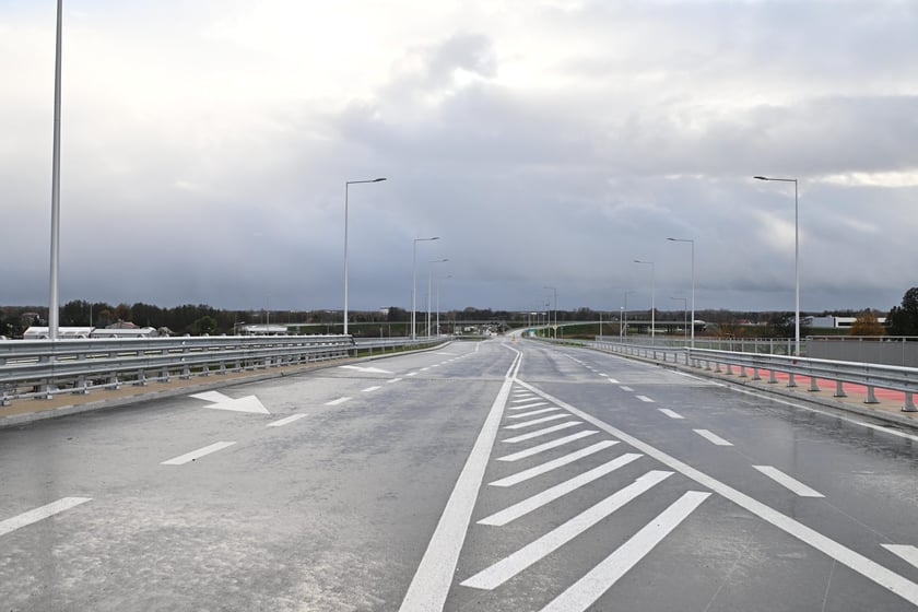 Obwodnica Leśnicy dzień przed otwarciem.