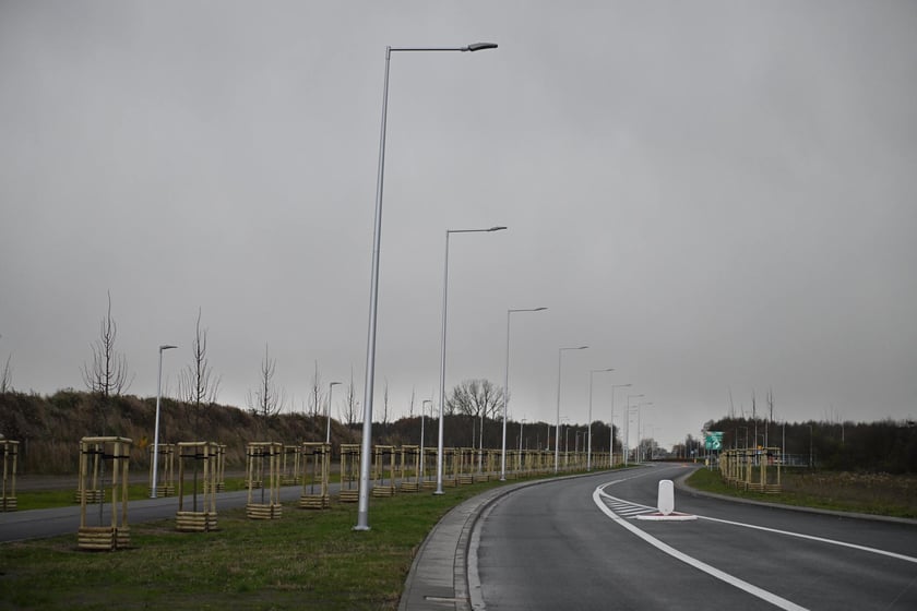 Obwodnica Leśnicy dzień przed otwarciem.