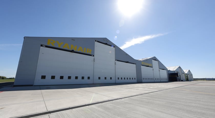 Ryanair otworzył drugi hangar do serwisowania samolotów