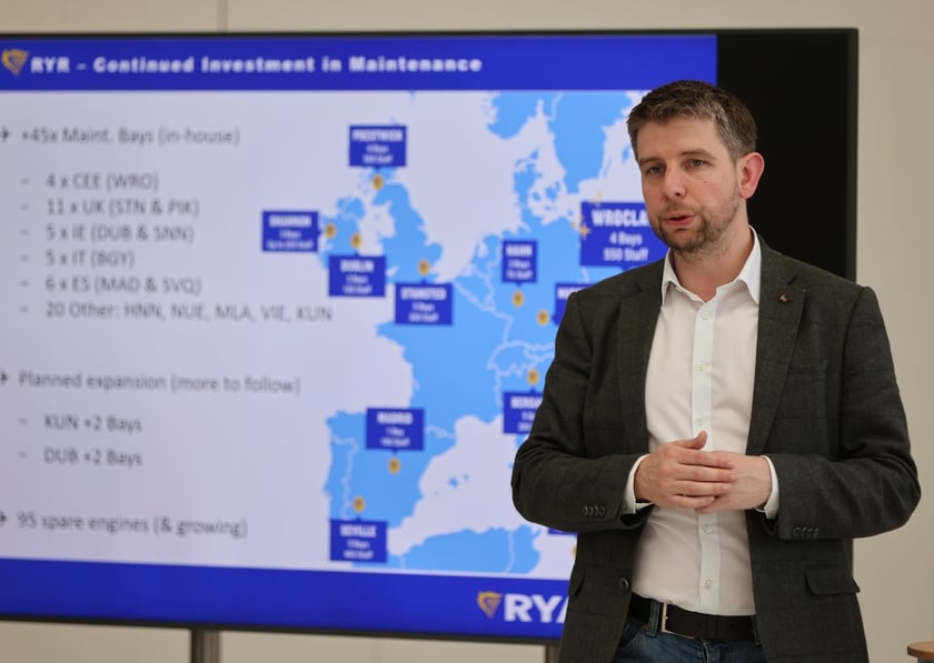 Ryanair otworzył drugi hangar do serwisowania samolotów
