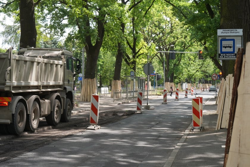 Remont ulicy Olszewskiego.