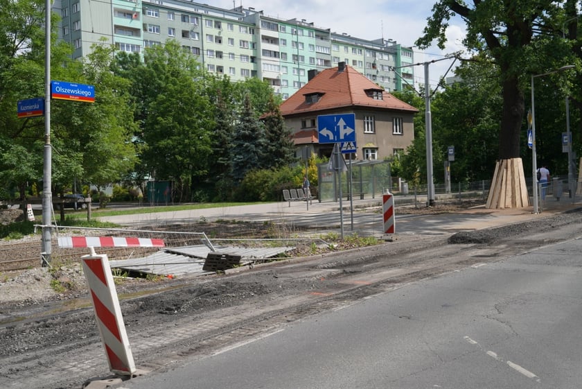 Remont ulicy Olszewskiego.