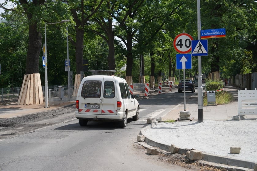Remont ulicy Olszewskiego.