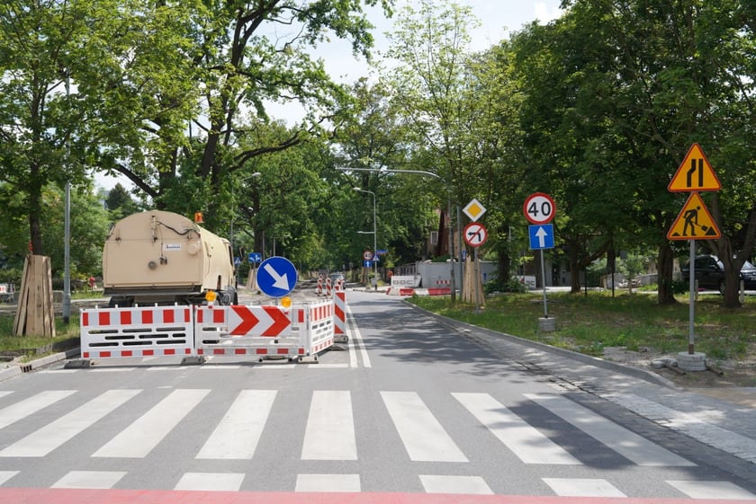 Remont ulicy Olszewskiego.