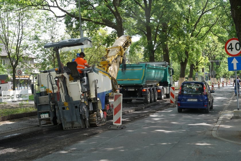 Remont ulicy Olszewskiego.