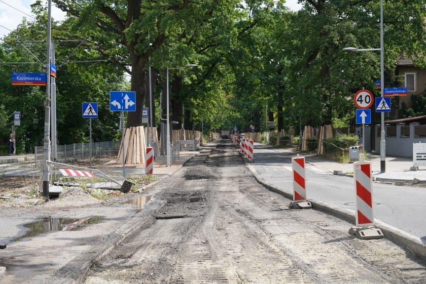 Remont ulicy Olszewskiego.