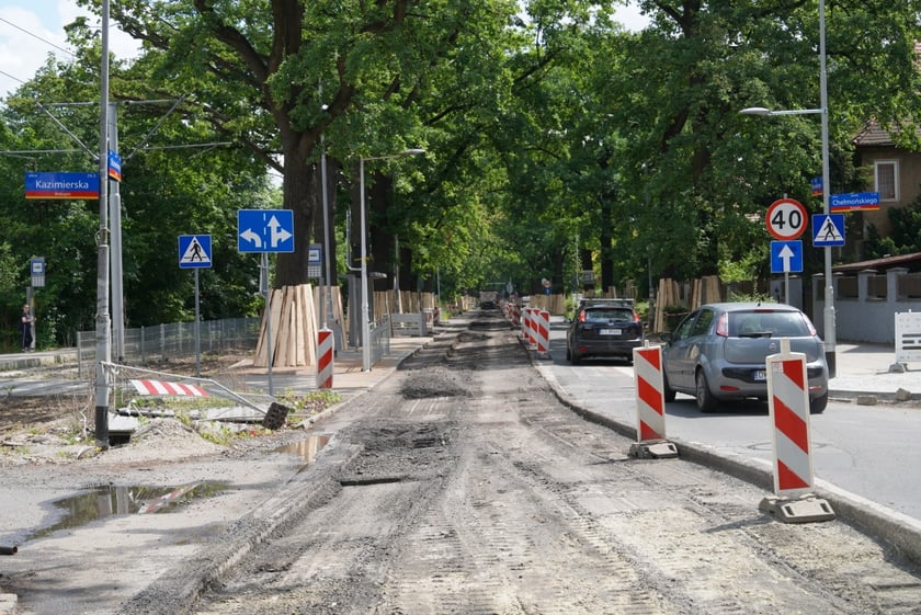Remont ulicy Olszewskiego.