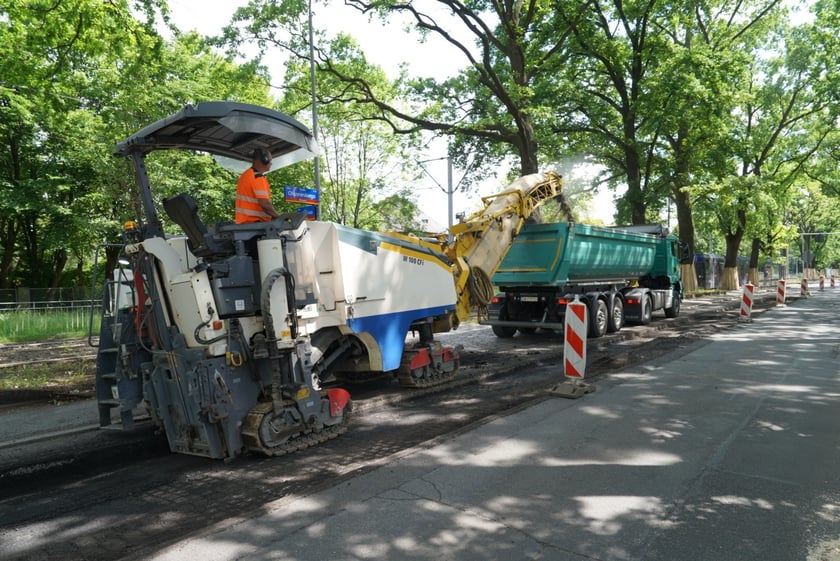 Remont ulicy Olszewskiego.