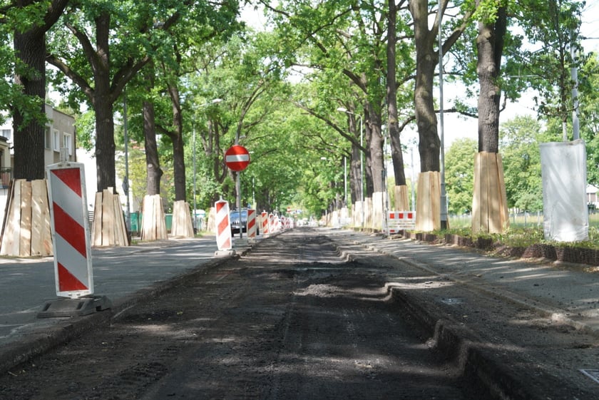 Remont ulicy Olszewskiego.