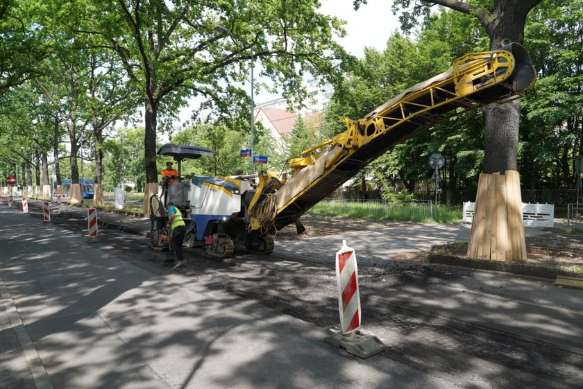 Remont ulicy Olszewskiego.