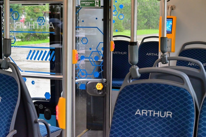 Autobus wodorowy marki Arthur na testach w MPK Wrocław