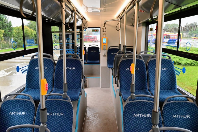Autobus wodorowy marki Arthur na testach w MPK Wrocław