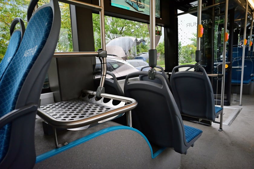 Autobus wodorowy marki Arthur na testach w MPK Wrocław