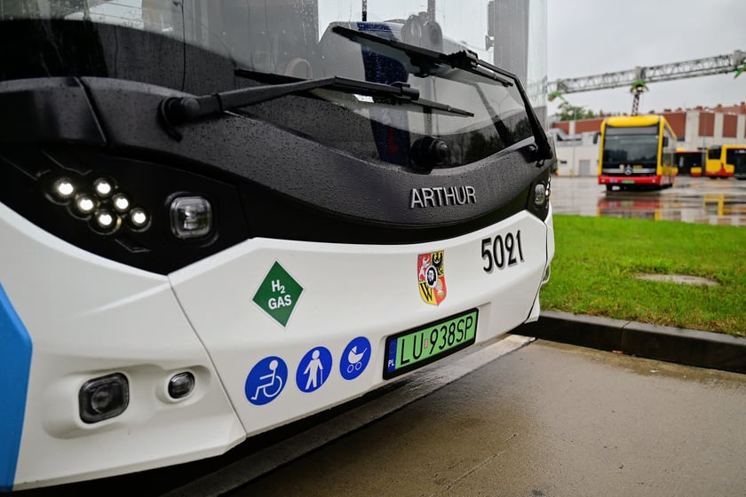 Autobus wodorowy marki Arthur na testach w MPK Wrocław