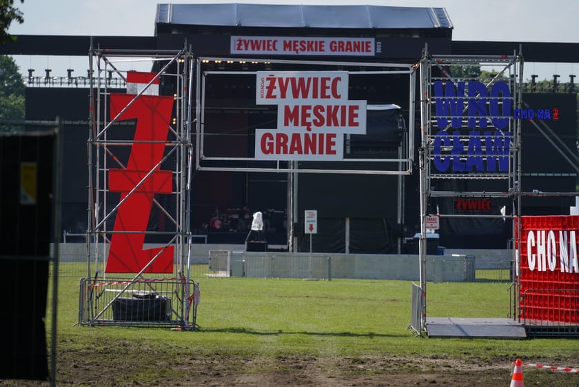 Przygotowania do Męskiego Grania na Polach Marsowych