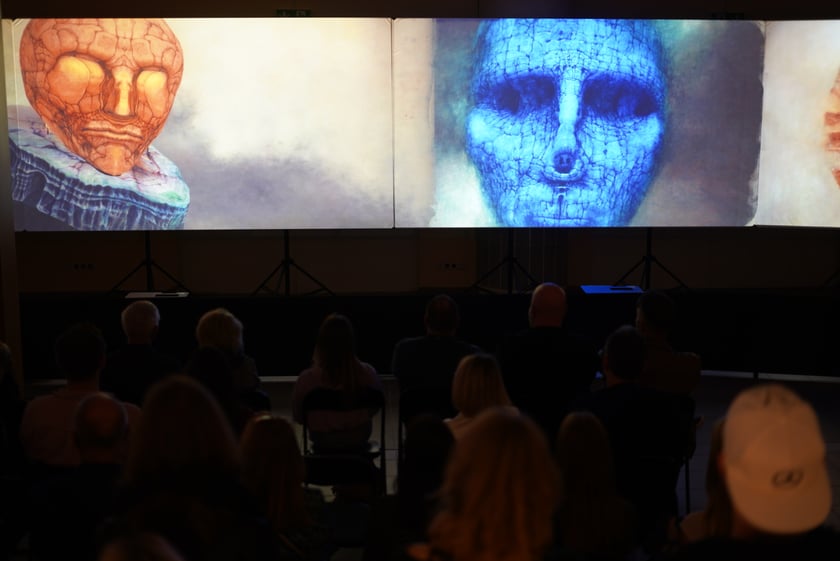 Otwarcie wystawy "Beksiński we Wrocławiu"