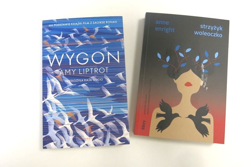 &bdquo;Wygon&rdquo; Amy Liptrot w przekładzie Kai Gucio (Wydawnictwo Marginesy) i &bdquo;Strzyżyk woleoczko&rdquo; Anne Enright w przekładzie Kai Gucio i Piotra Siemiona (Wydawnictwo Filtry)