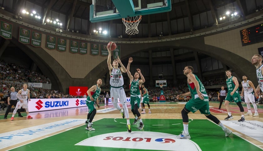 Śląsk Wrocław vs. Legia Warszawa mecz koszykówki finał Energa Basket Hala Stulecia Wrocław