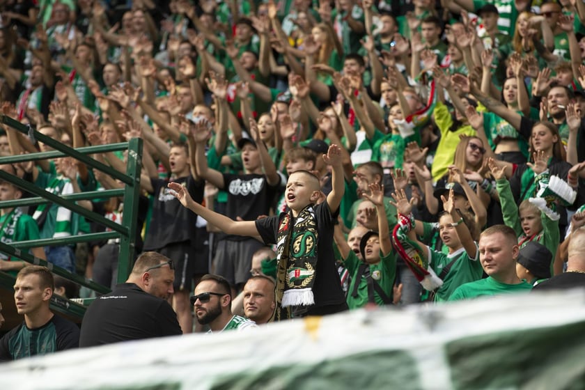 mecz Śląsk Wrocław  Lechia Gdańsk 10 września Tarczyński Arena Wrocław zdjęcia, galeria kibiców