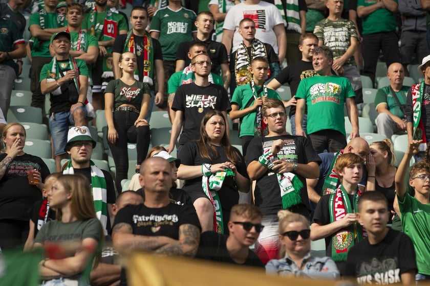 mecz Śląsk Wrocław  Lechia Gdańsk 10 września Tarczyński Arena Wrocław zdjęcia, galeria kibiców