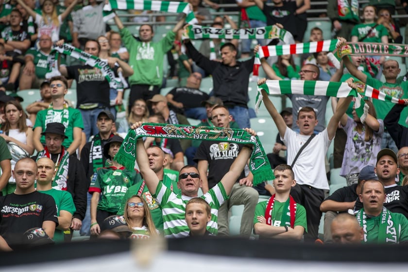 mecz Śląsk Wrocław  Lechia Gdańsk 10 września Tarczyński Arena Wrocław zdjęcia, galeria kibiców