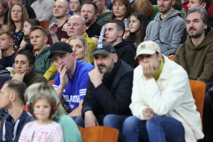 Mecz koszykarzy Śląska Wrocław ze BM Stalą Ostrów Wielkopolski