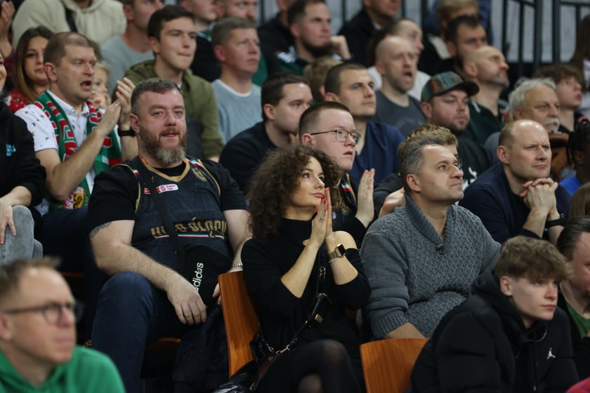 Mecz koszykarzy Śląska Wrocław ze BM Stalą Ostrów Wielkopolski