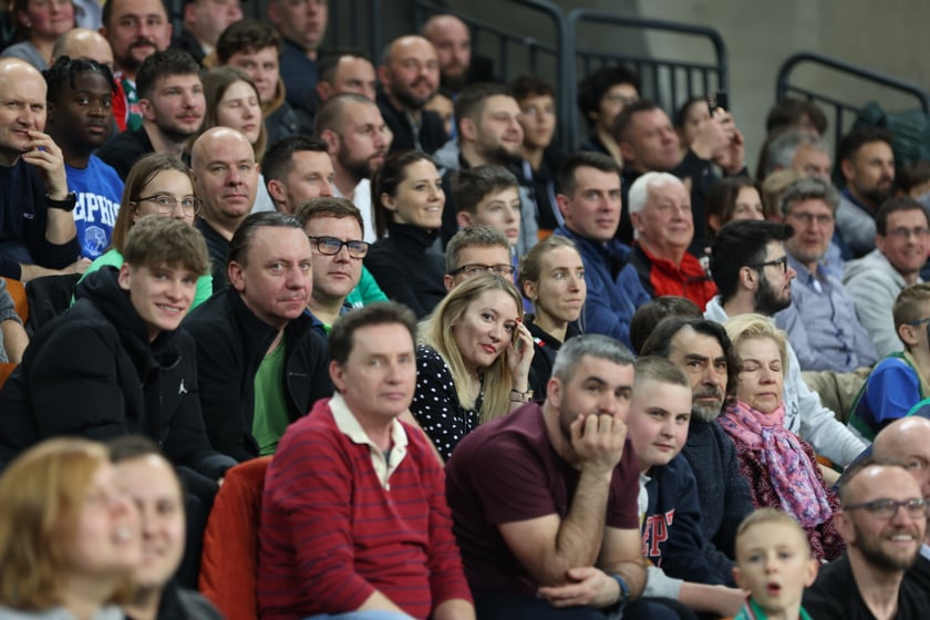 Mecz koszykarzy Śląska Wrocław ze BM Stalą Ostrów Wielkopolski